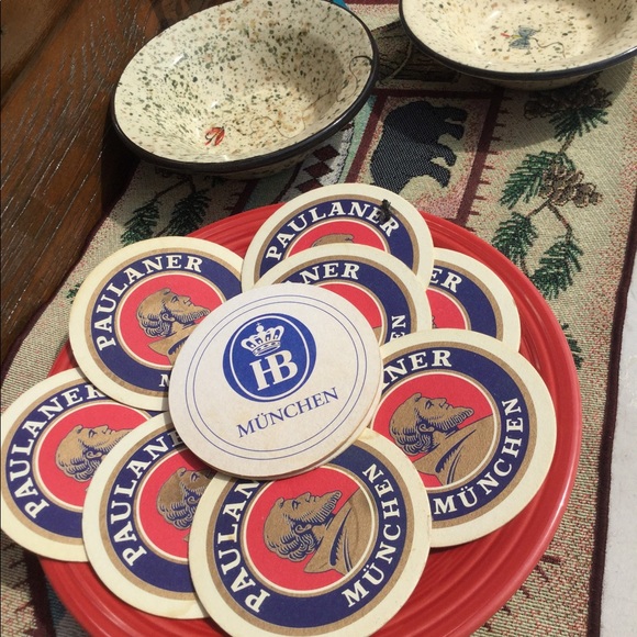 🍻 PROST Vintage German Bar Coasters Set of 8 Prost! - Picture 5 of 16